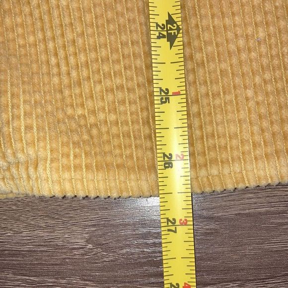 Womens Vintage Chadwicks Medium Butterscotch Yellow Light Corduroy Jacket - Picture 7 of 12